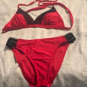 cute red bikini 👙